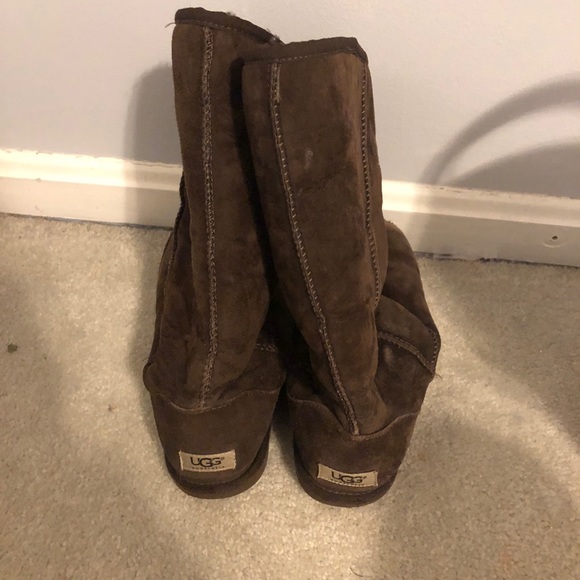 Dark brown tall UGG Boots size 8 - Picture 3 of 5